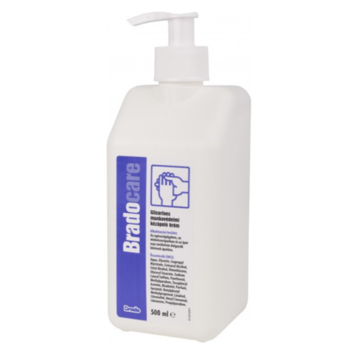 Bradocare kézápoló krém 500ml glicerines pumpás