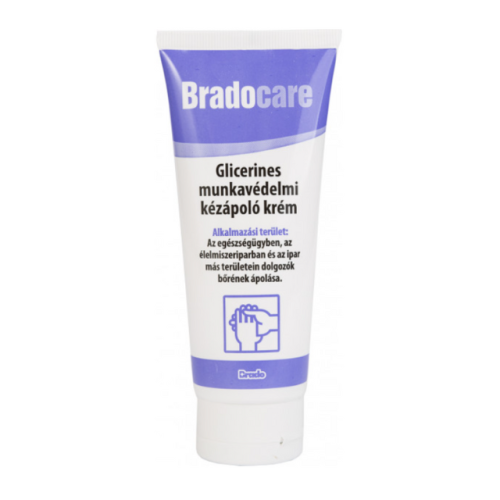 Bradocare kézápoló krém 100ml munkavédelmi glicerines