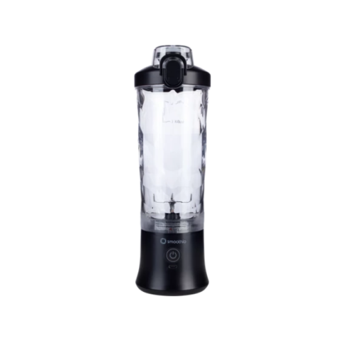 Smoothio hordozható mixer erős motorral 600 ml (fekete)