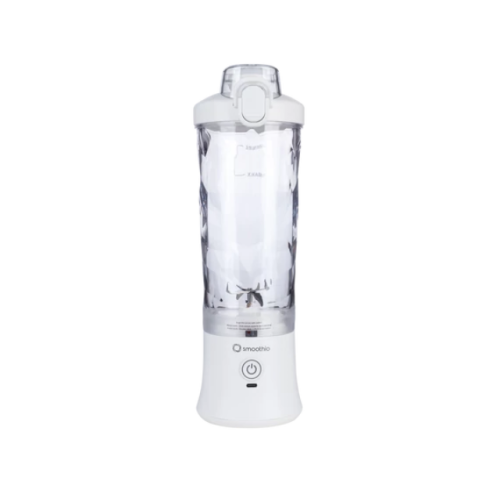 Smoothio hordozható mixer erős motorral 600 ml (fehér)