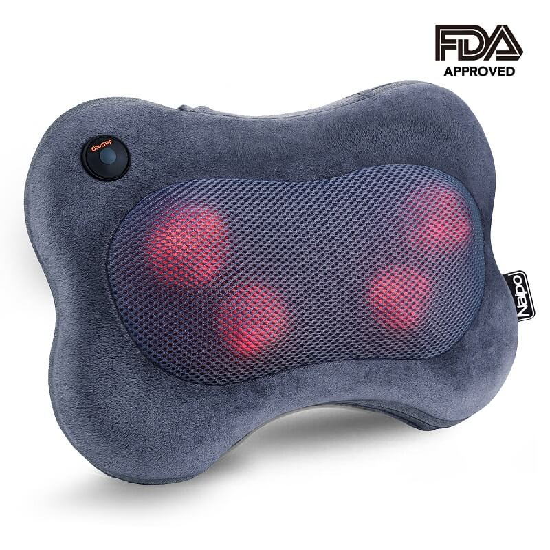 Naipo nyak és hátmasszázs párna shiatsu mélyszöveti masszázzsal - Image 7