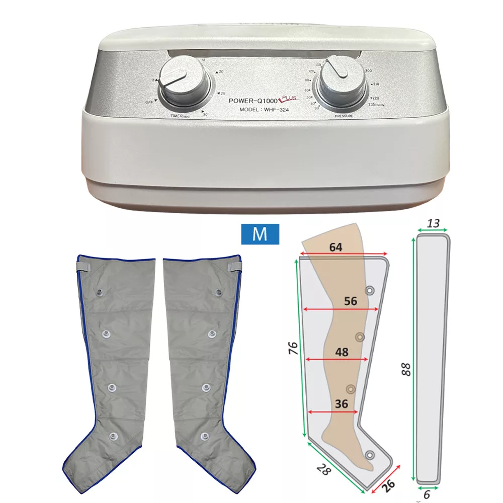 Power Q-1000 Plus készlet láb nyiroködéma kezelésre (M méret)